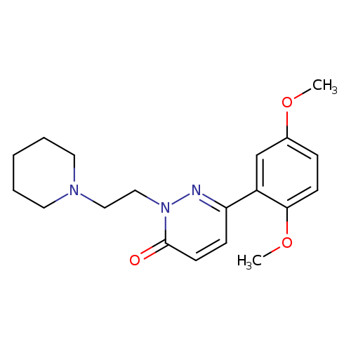 6-(2,5-dimethoxyphenyl)-2-[2-(piperidin-1-yl)ethyl]-2,3-dihydropyridazin-3-one