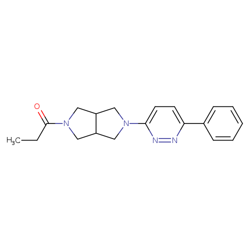 1-[5-(6-phenylpyridazin-3-yl)-octahydropyrrolo[3,4-c]pyrrol-2-yl]propan-1-one