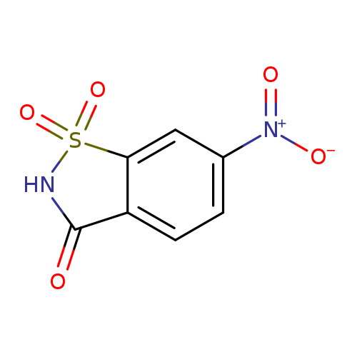 1,2-Benzisothiazol-3(2H)-one, 6-nitro-, 1,1-dioxide