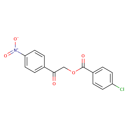 2-{4-nitrophenyl}-2-oxoethyl 4-chlorobenzoate