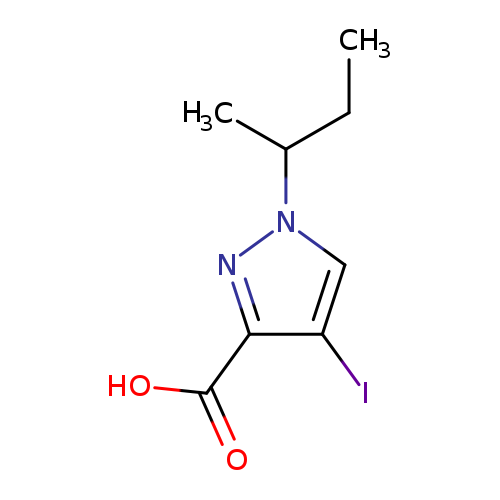 1-(butan-2-yl)-4-iodo-1H-pyrazole-3-carboxylic acid