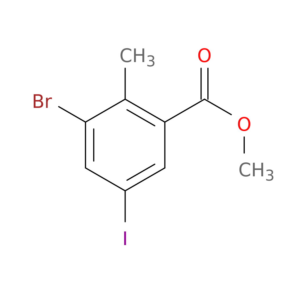 Methyl 3-bromo-5-iodo-2-methylbenzoate