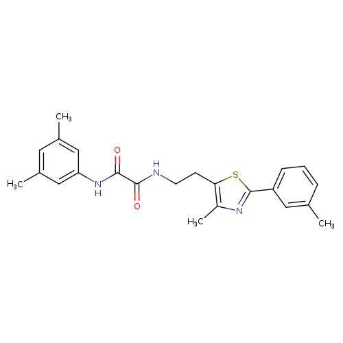 N'-(3,5-dimethylphenyl)-N-{2-[4-methyl-2-(3-methylphenyl)-1,3-thiazol-5-yl]ethyl}ethanediamide