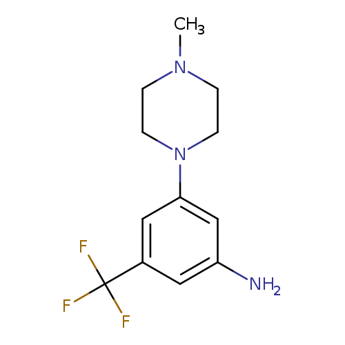 Benzenamine, 3-(4-methyl-1-piperazinyl)-5-(trifluoromethyl)-