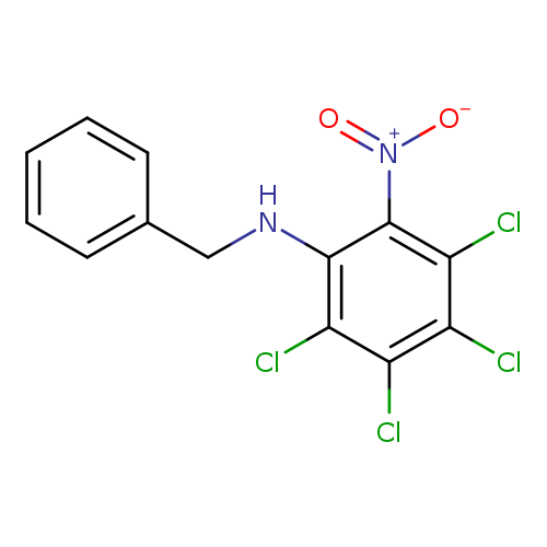 2-(Benzylamino)-3,4,5,6-tetrachloronitrobenzene