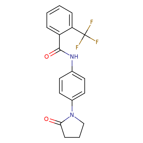 N-[4-(2-oxopyrrolidin-1-yl)phenyl]-2-(trifluoromethyl)benzamide
