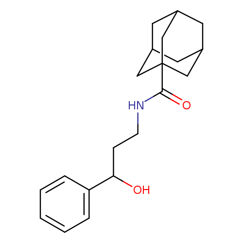 N-(3-hydroxy-3-phenylpropyl)adamantane-1-carboxamide
