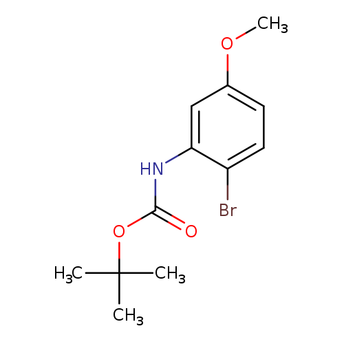 tert-butyl 2-bromo-5-methoxyphenylcarbamate