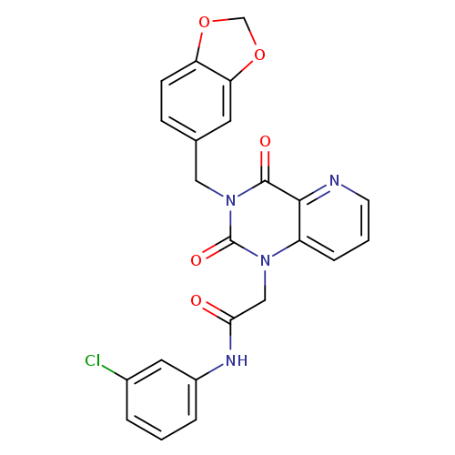 2-{3-[(2H-1,3-benzodioxol-5-yl)methyl]-2,4-dioxo-1H,2H,3H,4H-pyrido[3,2-d]pyrimidin-1-yl}-N-(3-chlorophenyl)acetamide