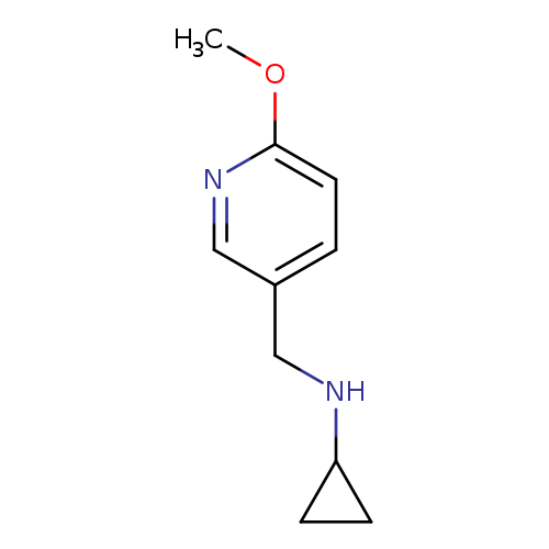 Cyclopropyl-(6-methoxy-pyridin-3-ylmethyl)-amine