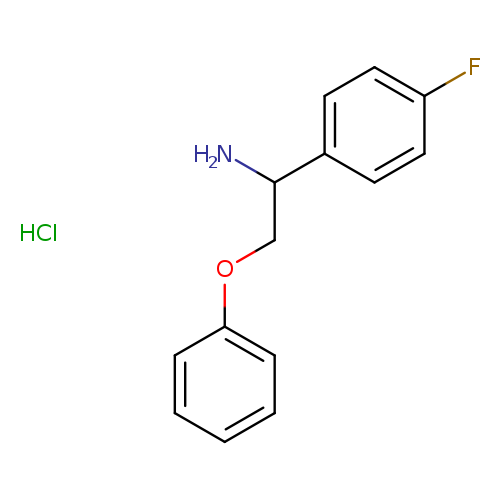 1-(4-fluorophenyl)-2-phenoxyethan-1-amine hydrochloride