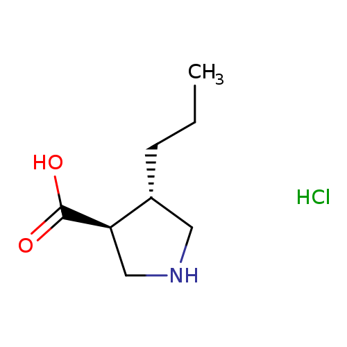 rac-(3R,4R)-4-propylpyrrolidine-3-carboxylic acid hydrochloride, trans