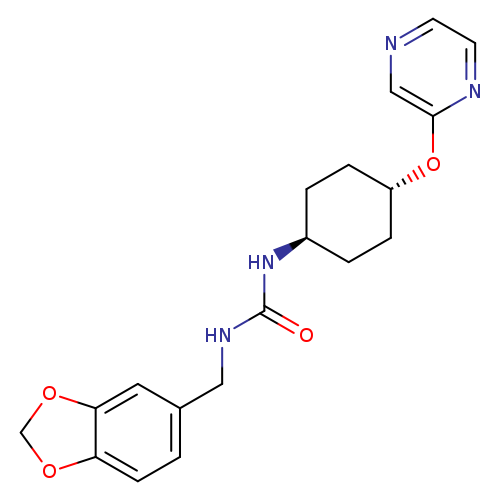 3-[(2H-1,3-benzodioxol-5-yl)methyl]-1-[(1r,4r)-4-(pyrazin-2-yloxy)cyclohexyl]urea