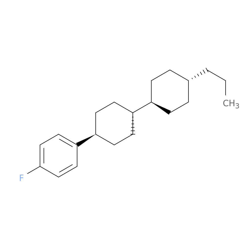 1-Fluoro-4-[(trans,trans)-4′-propyl[1,1′-bicyclohexyl]-4-yl]benzene