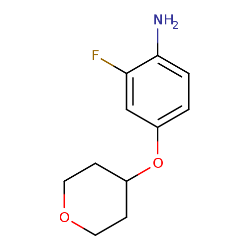 2-Fluoro-4-(oxan-4-yloxy)aniline