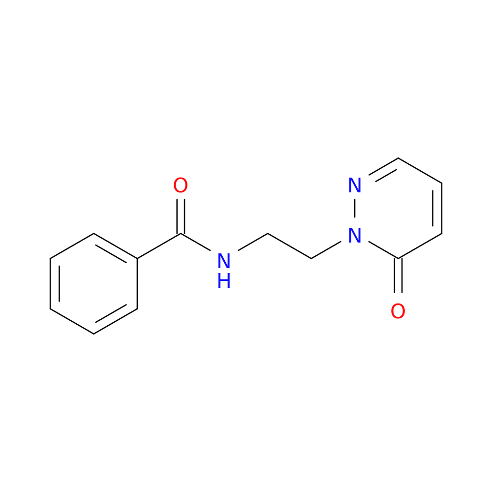 N-[2-(6-oxo-1,6-dihydropyridazin-1-yl)ethyl]benzamide