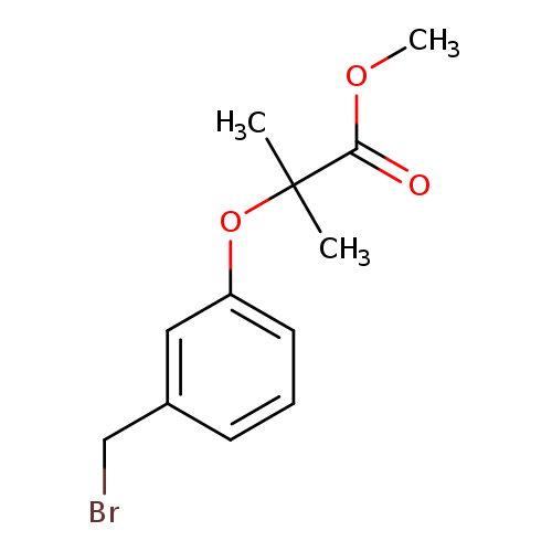 methyl 2-[3-(bromomethyl)phenoxy]-2-methylpropanoate