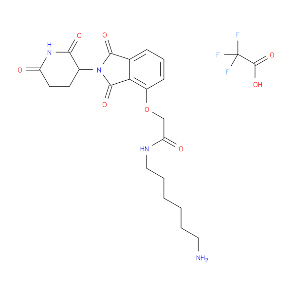 Thalidomide-O-amido-C6-NH2 (TFA)