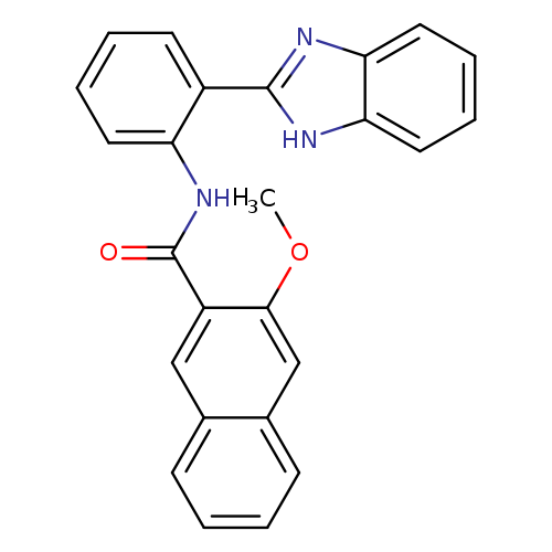 N-[2-(1H-1,3-benzodiazol-2-yl)phenyl]-3-methoxynaphthalene-2-carboxamide