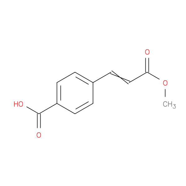4-(3-Methoxy-3-oxoprop-1-en-1-yl)benzoic acid