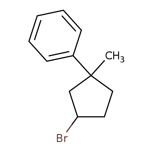 (3-bromo-1-methylcyclopentyl)benzene,Mixtureofdiastereomers