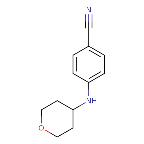 4-[(oxan-4-yl)amino]benzonitrile