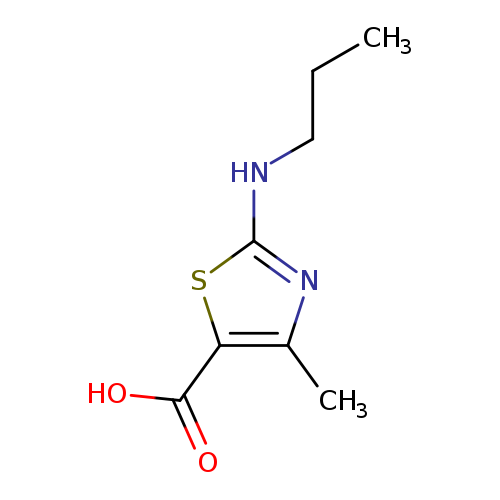 4-Methyl-2-(propylamino)-1,3-thiazole-5-carboxylic acid