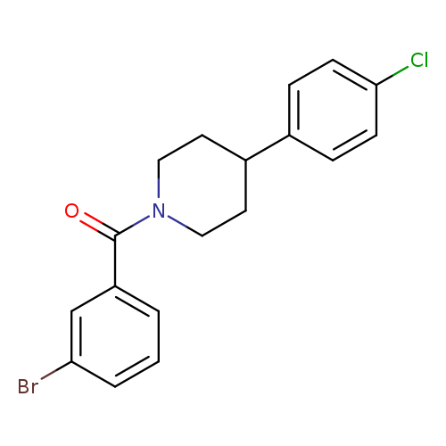 1-(3-bromobenzoyl)-4-(4-chlorophenyl)piperidine