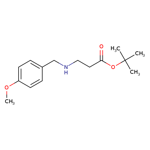 tert-butyl 3-{[(4-methoxyphenyl)methyl]amino}propanoate