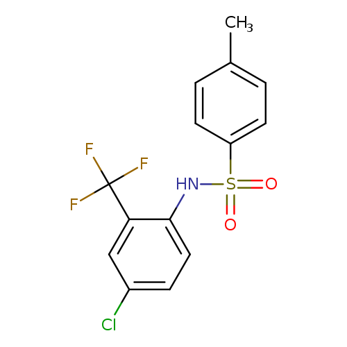 N-​[4-​chloro-​2-​(trifluoromethyl)​phenyl]​-​4-​methyl-Benzenesulfonamide