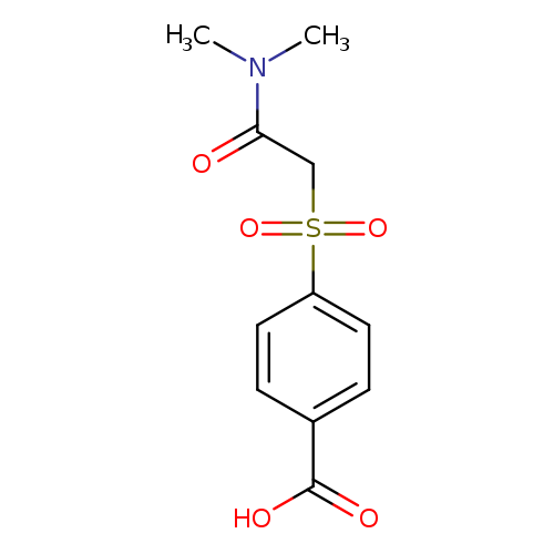 4-[(dimethylcarbamoyl)methanesulfonyl]benzoic acid
