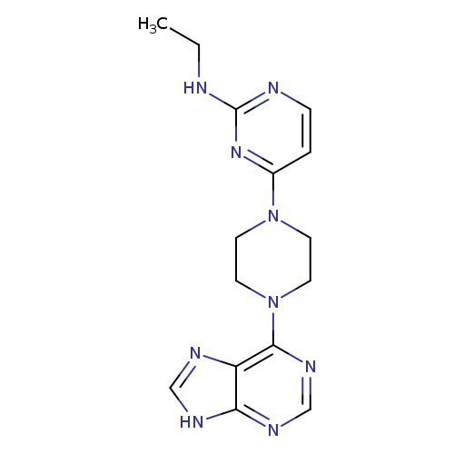 N-ethyl-4-[4-(9H-purin-6-yl)piperazin-1-yl]pyrimidin-2-amine
