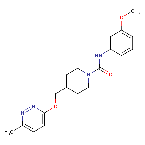 N-(3-methoxyphenyl)-4-{[(6-methylpyridazin-3-yl)oxy]methyl}piperidine-1-carboxamide