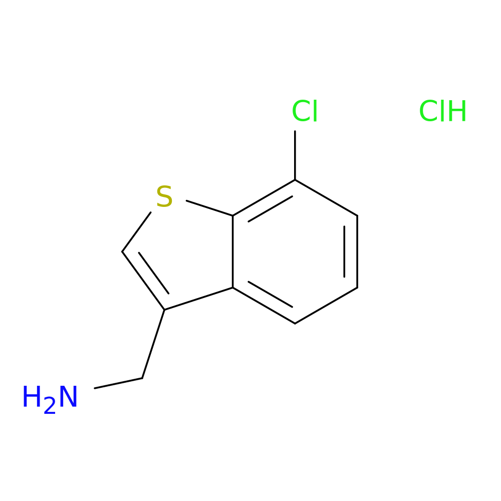 (7-chloro-1-benzothiophen-3-yl)methanamine hydrochloride