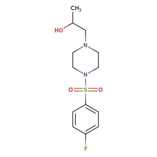 1-[4-(4-fluorobenzenesulfonyl)piperazin-1-yl]propan-2-ol