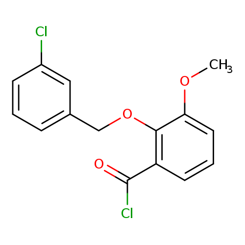 2-[(3-Chlorobenzyl)oxy]-3-methoxybenzoyl chloride