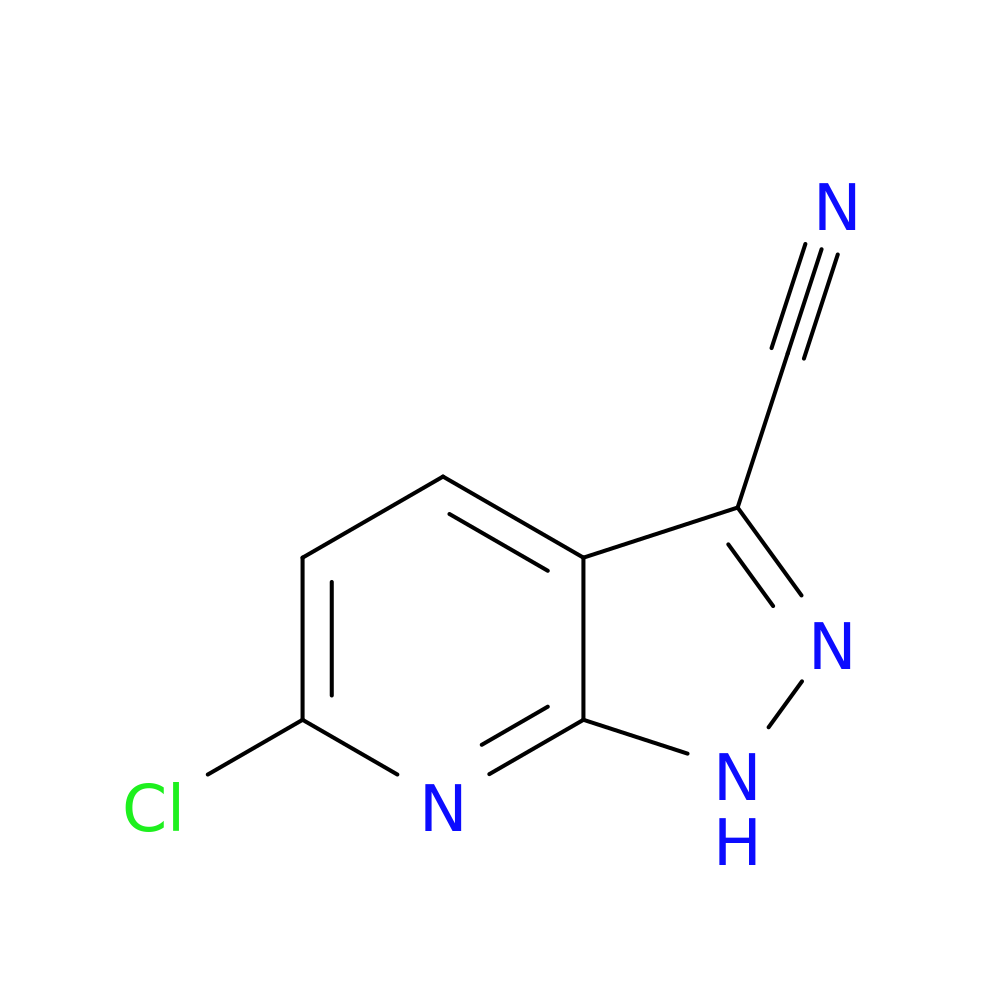 6-Chloro-1H-pyrazolo[3,4-b]pyridine-3-carbonitrile