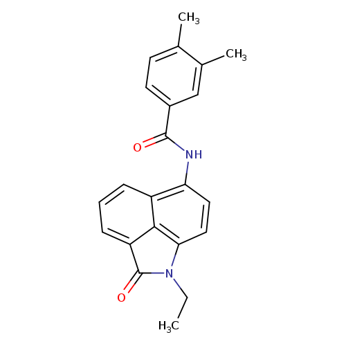 N-{2-ethyl-3-oxo-2-azatricyclo[6.3.1.0^{4,12}]dodeca-1(11),4,6,8(12),9-pentaen-9-yl}-3,4-dimethylbenzamide