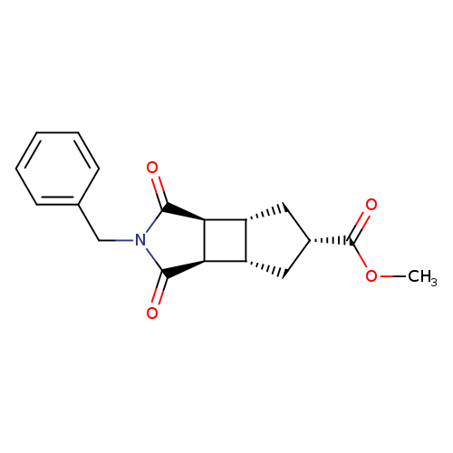 methyl (1R,2S,6R,7S,9S)-4-benzyl-3,5-dioxo-4-azatricyclo[5.3.0.0,2,6]decane-9-carboxylate