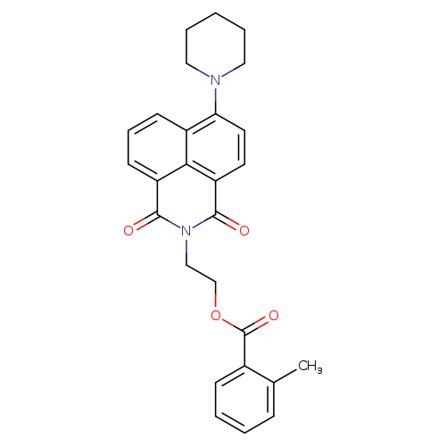 2-[2,4-dioxo-8-(piperidin-1-yl)-3-azatricyclo[7.3.1.0^{5,13}]trideca-1(13),5,7,9,11-pentaen-3-yl]ethyl 2-methylbenzoate