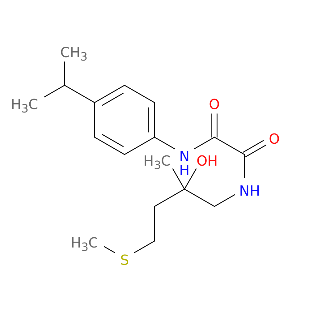 N-[2-hydroxy-2-methyl-4-(methylsulfanyl)butyl]-N'-[4-(propan-2-yl)phenyl]ethanediamide