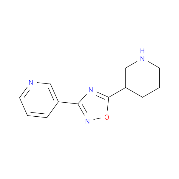 5-(Piperidin-3-yl)-3-(pyridin-3-yl)-1,2,4-oxadiazole