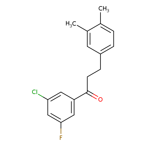 3'-Chloro-3-(3,4-dimethylphenyl)-5'-fluoropropiophenone