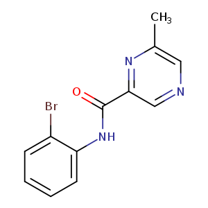 N-(2-bromophenyl)-6-methylpyrazine-2-carboxamide
