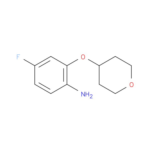 4-fluoro-2-(oxan-4-yloxy)aniline