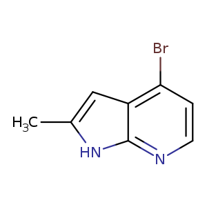 1H-Pyrrolo[2,3-b]pyridine, 4-bromo-2-methyl-