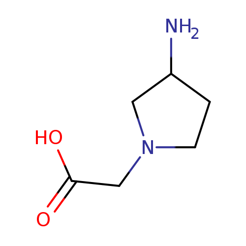 2-(3-Aminopyrrolidin-1-yl)acetic acid