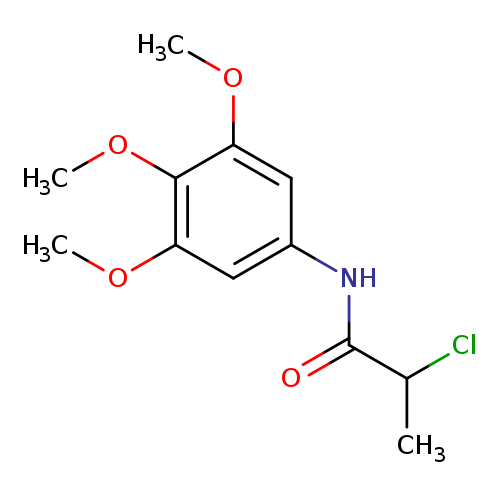 2-chloro-N-(3,4,5-trimethoxyphenyl)propanamide