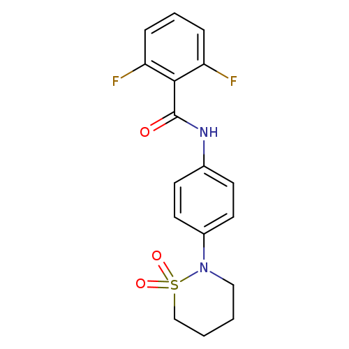 N-[4-(1,1-dioxo-1lambda6,2-thiazinan-2-yl)phenyl]-2,6-difluorobenzamide