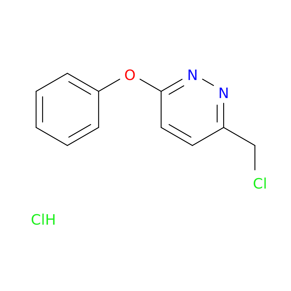 3-(chloromethyl)-6-phenoxypyridazine hydrochloride